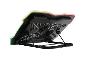 Stand racire Laptop Trust GXT 1126 Aura Multicolour-illuminated, negru - Img 2