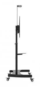 Stand TV mobil Serioux TV610TW 60"-100", dimensiuni: 1220x710x2045~ 2365mm, compatibilitate dimensiune ecran: 60"-100", compatibilitate VESA: 400x400, 600x400, 800x400, 800x600, 900x600, 1000x600, Greutate maximă suportata: 100 kg, interval de - Img 3