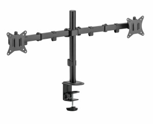 Suport 2 monitoare SeriouxMM66-C024, brat articulat monitor, compatibilitate dimensiune ecran 17"-32", greutate maximă suportata: (per ecran): 9kg, VESA: 75x75, 100x100, inclinare: +45°~-45°, pivotare: +90°~-90°, rotația ecranului: + 180°~-180°, - Img 4