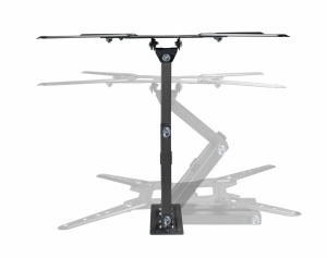 Suport TV Serioux LCD/LED, TV68-443, compatibilitate dimensiune ecran 23"-55", material otel, VESA:100x100, 100x200, 200x100, 200x200, 300x200, 400x200, 300x300, 400x300, 400x400, greutate maximă suportata: 30 kg, profil: 60~382mm, inclinare: ＋3°～-10°, - Img 7