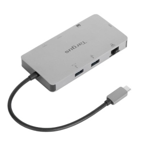 Targus Dock USB-C Dual HDMI 4K, 100W PowerDelivery Pass-Thru, 2x USB-A, 1x port fast charge, 1x SD/microSD, ethernet, gri - Img 8