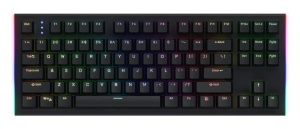 Tastatura mecanica cu fir Hator Gravity X TKL conectivitate USB, polling rate 1000Hz, iluminare RGB cu functia de a customiza fiecare tasta individual, tip switch HATOR Aurum Orange Linear rev.2.0, durata de viata switch 70M de clickuri, material taste - Img 6