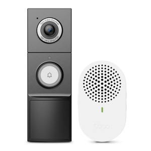 Video Doorbell Camera 1×Tapo D235 + 1×Tapo D100C SPEC: 2.5K 5MP(2560x1920), 2.4 GHz, Battery Powered or Hardwired, Chime included FEATURE: Ringtones, 10000mAh rechargeable lithium-ion battery, Head to Toe View(4:3), Smart Detection and Notifications