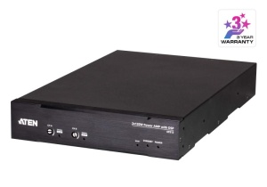 Amplifficator auto ATEN AP212-AT-G. Vârf de putere pe canal: 240 W, Clasa amplificatorului: D, THD, distorsiune armonică totală: 0,1%. Tip de conectivitate difuzoare: Euroblock, Tip conector RS-232: 3-pini. Tip de sursă de curent: AC, Tensiune AC