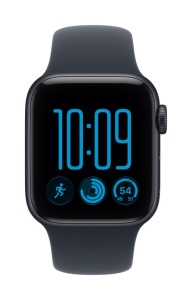 Apple Watch SE 3 GPS 40mm Midnight Aluminium Case with Navy Blue Sport Band - M/L