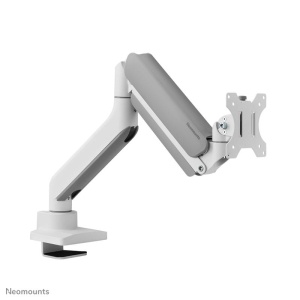 Brat monitor pentru ecrane curbate Neomounts DS70PLUS-450WH1; pentru display-uri cu diagonale 17"-49", sistem de prindere VESA 75x75~100x100, greutate maxima suportata 18kg, full motion, tilt +45°, swivel 90°, rotate 180°, distanta fata de perete - Img 8