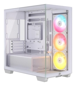 Carcasa Corsair 2800X RS-R ARGB, Mid Tower, White