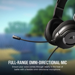 Casti Gaming CORSAIR HS35 V2 ALBASTRU, dimensiune difuzoare 50mm neodymium, frecventa raspuns 20Hz-20kHz, impedance 32 Ohms@ 1kHz, sensitivitate 114dB (+/- 3 dB), microfon omni-directional, impedance: 2.2k Ohms, frecventa raspuns 100Hz-10kHz, - Img 8