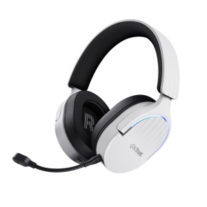Casti gaming Trust GXT 491W Fayzo wireless, conectivitate bluetooth, incarcare USB-c, frecventa de raspuns 20 Hz - 20.000 Hz, sensivitate 100 dB, alb