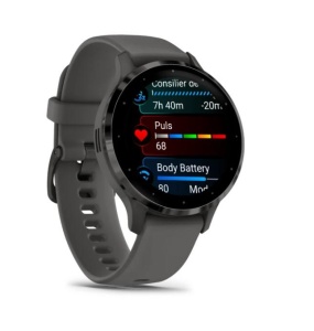 Ceas Garmin Venu 3S Pebble Gray Slate - Img 3