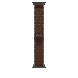 Curea pentru Apple Watch 49mm Dark Umber Trail Loop - M/L - Black Titanium Finish