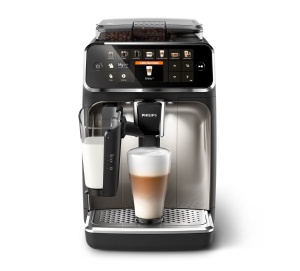 Espressor PHILIPS LatteGo Seria 5400 EP5447/90, automat, boabe, negru
