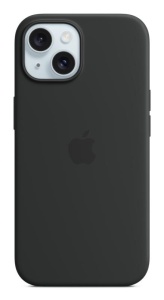 iPhone 15 Silicone Case with MagSafe - Black - Img 2