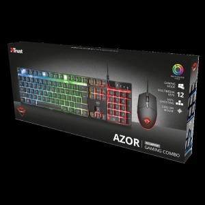 Kit Wired tastatura si mouse Trust GXT 838 Azor, taste numerice, negru - Img 8