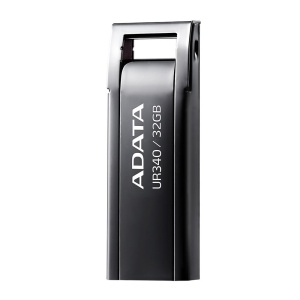 Memorie USB Flash Drive Adata UR340, 32GB, USB 3.2, black metalic - Img 2