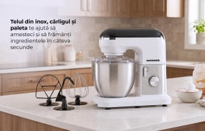 Mixer planetar Heinner GalaxyGourmet HPM-1010WHBK - Img 11