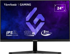 Monitor ViewSonic 23.8" VX24G1-HD, Diagonal (inch): 23.8, Diagonal (cm): 60, Aspect ratio: 16:9, Panel: IPS, Resolution: 1920x1080, Refresh Rate: 180Hz, Response time MPRT: 1ms, Brightness (max): 300 cd/m², Contrast (static) : 1000:1, Contrast (dynamic):