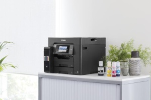 Multifunctional inkjet color CISS Epson L6570, dimensiune A4 (Printare, Copiere, Scanare, Fax), viteza 32 ppm alb-negru, 32ppm color, rezolutie 4800x1200 dpi, alimentare hartie 550 coli, scanner CIS rezolutie 1200x2400 dpi, DADF, fax memorie 550 pagini, - Img 6