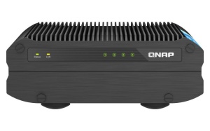 NAS QNAP I410X 4-Bay, CPU Intel® Atom® x6425E 4-core/4-thread Processor, RAM onboard 8GB (not expandable), 2.5" SATA SSD 6Gbps HDD (neincluse), LAN: 10 x 2.5GbE, Desktop, Adapter, garantie 3 ani - Img 6