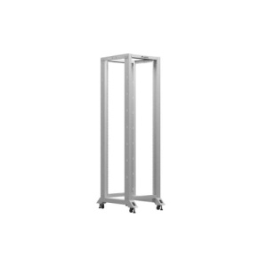 OPEN RACK 19" 42U 600X800 GREY LANBERG, Self-assembly, RAL color RAL7035, maximum static load 600 kg, gri