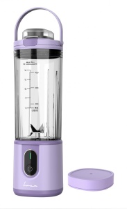 PORTABLE BLENDER FRAM FBP-P74PP, BATTERY: 7.4V-2000MAH, POWER: 110W, PLASTIC JUG OF 400ml WITHOUT BPA, STAINLESS STEEL BLADES, ON/OFF BUTON, AUTO-OFF IN 5 SECONDS, AUTO-OFF FUNCTION AFTER A 30-MINUTE NON-STOP USAGE, LED LIGHT, ANTI-SLIP BASE, HANDLE, - Img 2