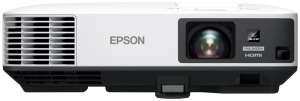 Proiector Epson EB-2250U, 3LCD, 5.000 lumeni/ 3.800 Eco mode, WUXGA 1920 * 1200, 16:10, 15.000:1, lampa 5.000 ore/ 10.000 ore Ecomode, zoom 1.6, dimensiune maxima imagine 300", distant5a maxima de proiectie 9 m, USB 2.0-A, USB 2.0, RS-232C, Ethernet