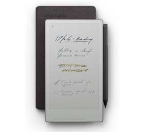 reMarkable Paper Pro Move with MarkerPlus and Book Folio Weave (Basalt)