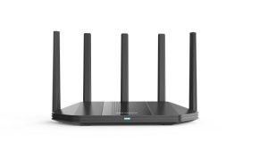Router wireless Hikvision DS-3WR18X 1800M, 5 antene 5-dBi, dual-band, wireless standard: IEEE 802.11a/n/ac/ax @5GHz; IEEE 802.11b/g/n/ax @ 2.4GHz, interfata: 1 × 10/100/1000 Mbps Adaptive WAN Port,3 × 10/100/1000 Mbps Adaptive LAN Port, tensiune