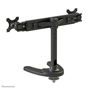 Suport dublu monitor de birou Neomounts FPMA-D700DD; pentru display-uri cu diagonale 19"-30", sistem de prindere VESA 75x75~100x100, greutate maxima suportata 8kg - per ecran, full motion, tilt +180°, swivel +180°, rotate +360°; inaltime reglabila manual - Img 7