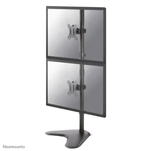 Suport Monitor de Birou Dual, Neomounts by Newstar FPMA-D550DDVBLACK, 10" - 32", VESA 100x100, suporta pana la 8kg, negru - Img 1