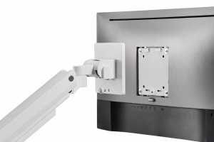 Suport monitor Serioux MM69-C012, compatibilitate dimensiune ecran 17"-49", greutate maximă suportata: (per ecran): 2~20 kg, VESA: 75x75, 100x100, inclinare: +50°~-20°, pivotare: +90°~-90°, rotația ecranului: + 180°~-180°, instalare: clemă, grommet, - Img 6