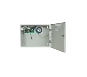Sursa de alimentare pentru sisteme de detectie incendiu 24V/3A in cutie metalica, loc pentru 2 acumulatori 12V/18A. Sursele sunt certificate EN 54-4, Vds; EN 12101-10; - Img 2