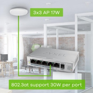 Switch Zyxel GS1005-HP, 5 Port, 10/100/1000 Mbps - Img 6
