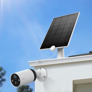 TP-LINK PANOU SOLAR PENTRU CAMERE TAPO TAPO A200, Captează energie solară și oferă alimentare non-stop pentru camerele Tapo care funcționează cu acumulatori (Tapo C420 și Tapo C400).Putere de încărcare de până la 4.5 W, , 237.96 x 174.85 x 17.5mm, Port - Img 2