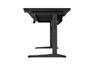 Birou gaming Genesis Holm Modular 160, material lemn/metal, reglabil pe inaltime 70 - 90 cm, iluminare RGB, management cabluri, negru - Img 10