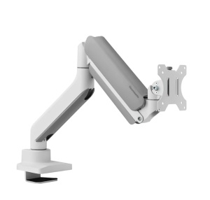 Brat monitor pentru ecrane curbate Neomounts DS70PLUS-450WH1; pentru display-uri cu diagonale 17"-49", sistem de prindere VESA 75x75~100x100, greutate maxima suportata 18kg, full motion, tilt +45°, swivel 90°, rotate 180°, distanta fata de perete - Img 3