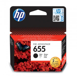Cartus cerneala Original HP Negru 655, compatibil DJ3525/4615/4625/5525/6525, 550pag (CZ109AE) - CZ109AE