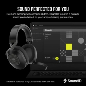 Casti gaming CORSAIR HS65 SURROUND WIRELESS V2 7.1 SURROUND, autonomie baterie 24h - Img 9