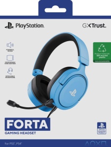 Casti Trust GXT 498B Forta pentru PS5, frecventa raspuns 20 Hz, 20.000 Hz, senzitivitate 90 dB, impendanta 32 Ohm, albastru - Img 6