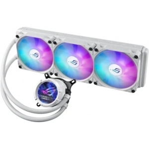 Cooler Procesor ASUS ROG Strix LC III 360 ARGB White Edition, Lichid, 12 cm, 3 ventilatoare, aRGB - Img 2