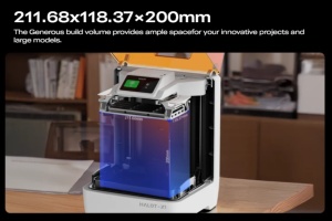 CREALITY HALOT-X1 RESIN 3D PRINTER, Tehnologie LCD, Volum printare: 211.68mm*118.37mm*200mm, Dimensiuni imprimanta: 344mm*331mm*434mm, Sursa lumina: Honeycomb Matrix, Expunere: 6500+10% μW/cm2, Rezolutie: 16K(15120*6230PX), Dimensiune pixel: 14*19μm, - Img 5