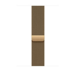 Curea pentru Apple Watch 46mm Radiant Gold Milanese Loop - M/L