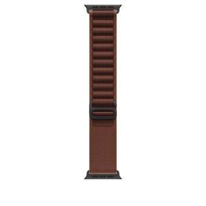 Curea pentru Apple Watch 49mm Burgundy Alpine Loop - Large - Black Titanium Finish