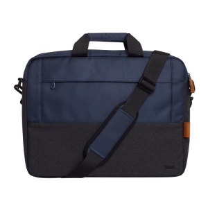 Geanta laptop Trust Lisboa, pentru laptopuri cu diagonala pana in 15.6",2 compartimente, material POM, RPET Polyester, RPET, volum 2.1 L, albastru - Img 7