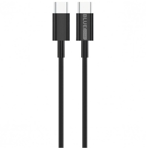 Incarcator auto BLUE Power BCC50 33W/3A 1xUSB-A & 1xUSB-C Black + Cable USB-C to USB-C Black - Img 2