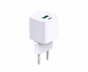 Incarcator cu USB Ieșire USB-C: USB-C: 5V/3A, 9V/3A, 12V/2,5A, 15V/2,0A, 20V1,5A (30W) PPS: 3,3V-11V/3,0A, 3,3V-16,0V/2,0A (33W) USB-A: 5V/3A, 9V/2A, 12V/1,5A (18W) USB-C+USB-A: 5V/3A (15W) Tensiune de intrare: 100-240VAC, 50/60Hz Protecție la - Img 1