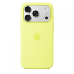 iPhone 17 Pro Silicone Case with MagSafe – Neon Yellow - Img 4