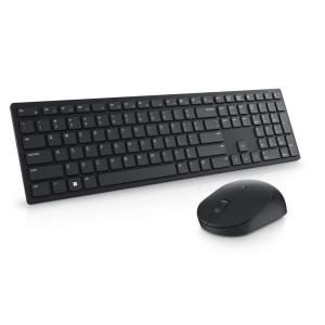 Kit Wireless tastatura si mouse Dell Premier KM5221W, taste numerice, negru