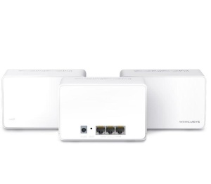 Mercusys AX3000 Whole Home Wi-Fi system HALO H80X(3-PACK),wi-fi 6 Dual-Band, Standarde Wireless: IEEE 802.11ax/ac/n/a 5 GHz, IEEE 802.11ax/n/b/g 2.4 GHz, viteza wireless: 2402 Mbps on 5 GHz, 574 Mbps on 2.4 GHz, Securitate wireless: - Img 2