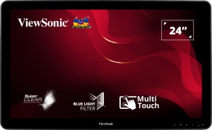 Monitor Consumer ViewSonic TD2430, 24", 1920 x 1080 pixeli, Touchscreen, Black, 3 ani Garantie